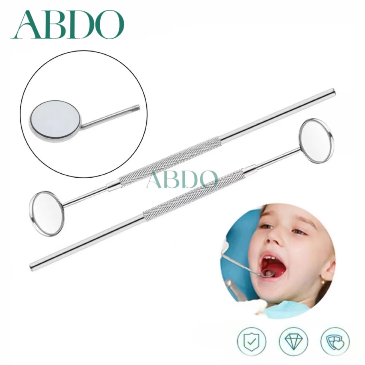 Teeth Whitening Kit - 10 zestawów stomatologiczne do ust lusterek