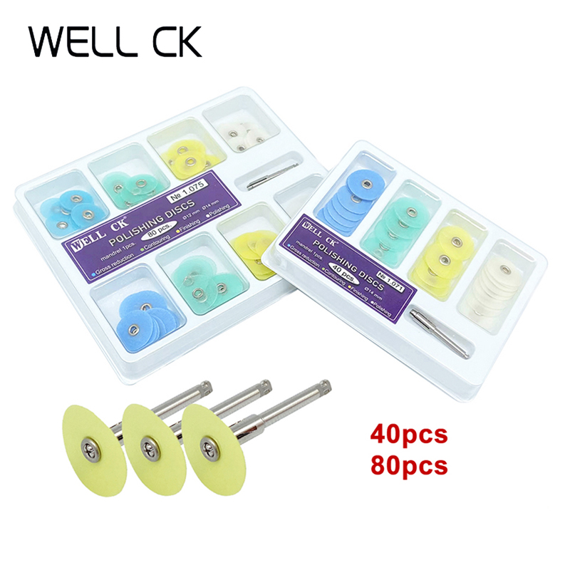Teeth Whitening Kit - WELL CK 40/80 szt. Tarcze do