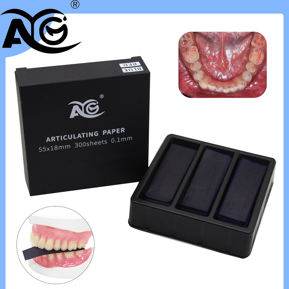Teeth Whitening Lab - Paski papieru artikulacyjnego AG 300 arkuszy/pudełko,