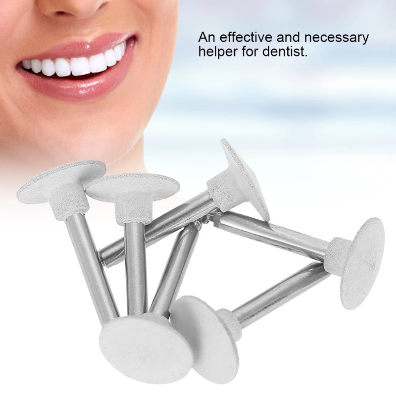 Teeth Whitening With Braces - 6 sztuk zestaw głowic do polerowania