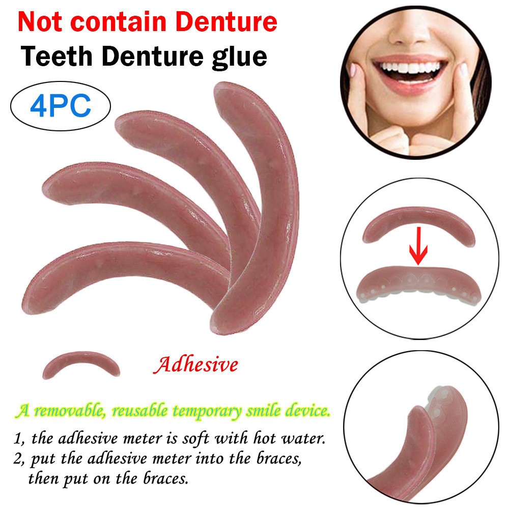 Teeth Whitening With Braces - 4/8 sztuk wybielanie szelki pasek samoprzylepny