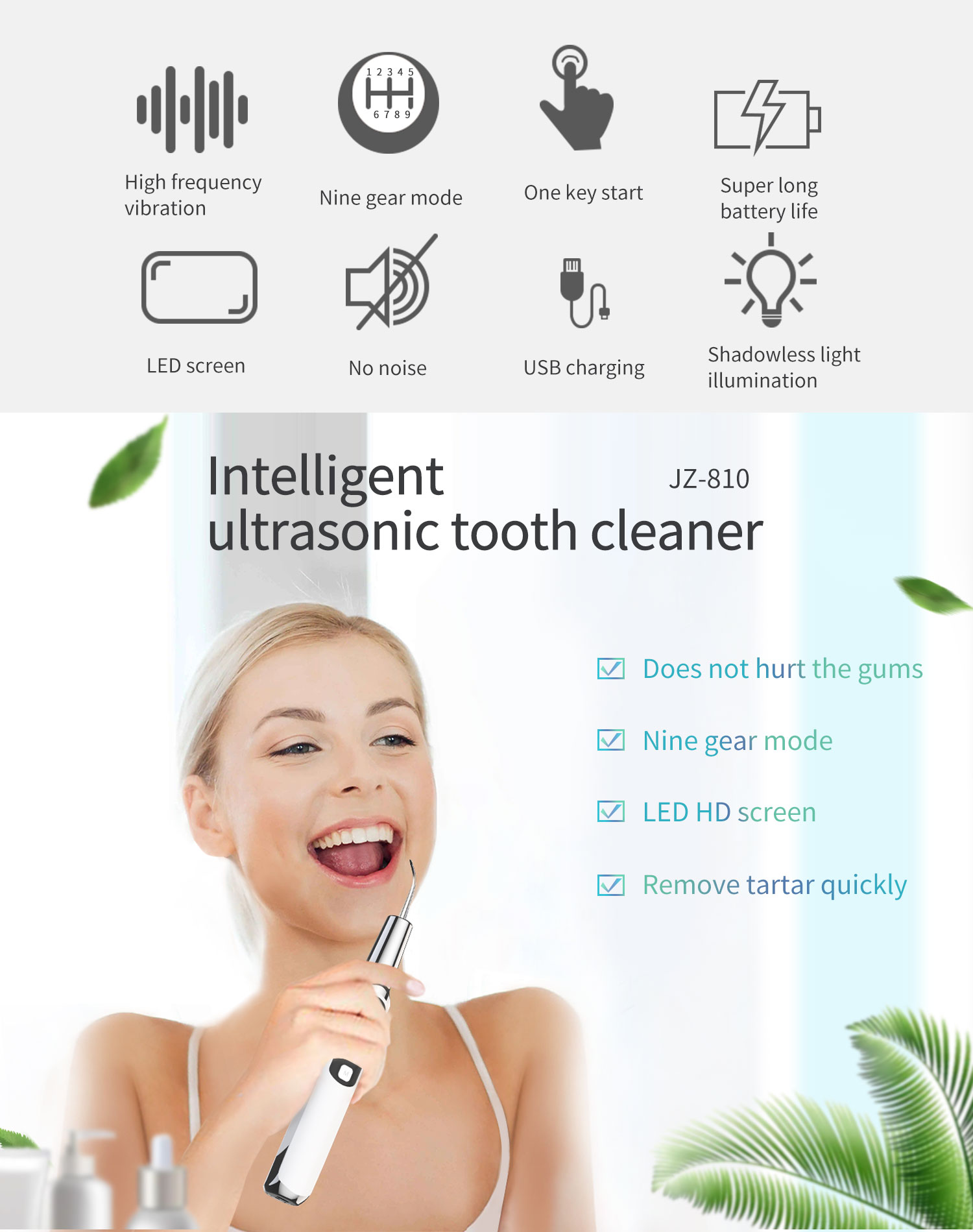 Elektryczny Sonic skaler do ka – Teeth Whitening Or Tooth Whitening recenzja i cena