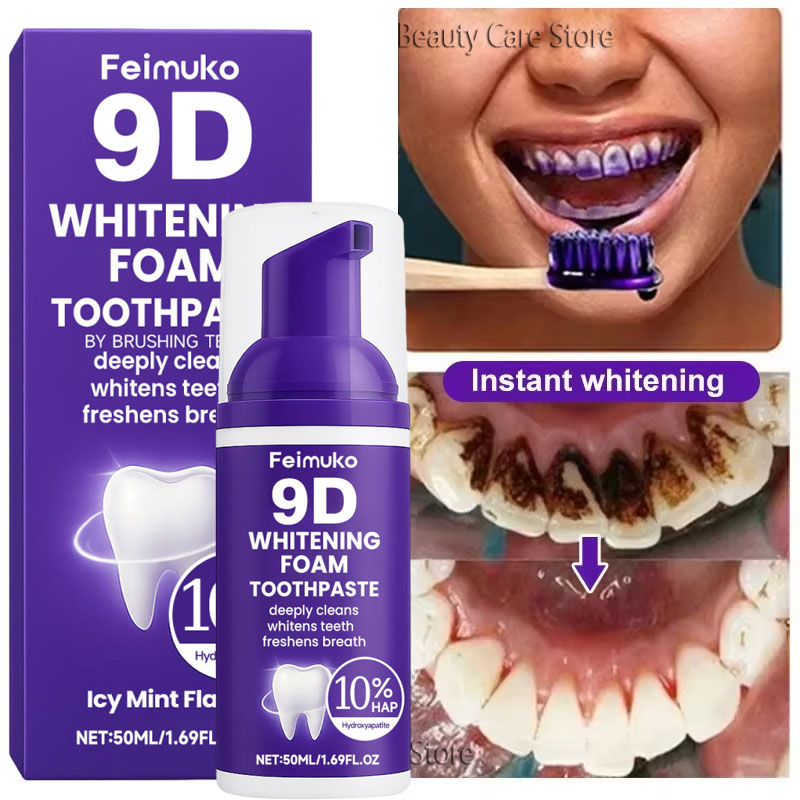 9D Fioletowa Pasta do Zębów w  – Teeth Whitening Yellow Teeth recenzja i cena