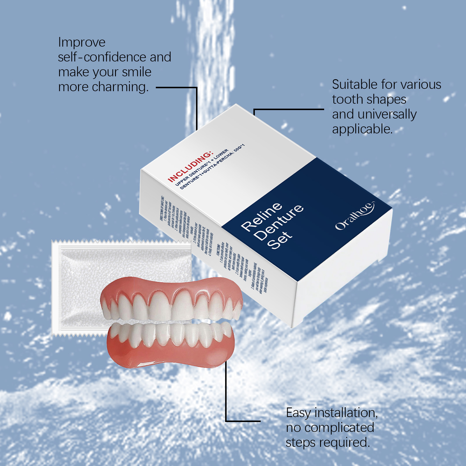 Sztuczne zęby protezy tymczaso – Teeth Whitening With Braces recenzja i cena