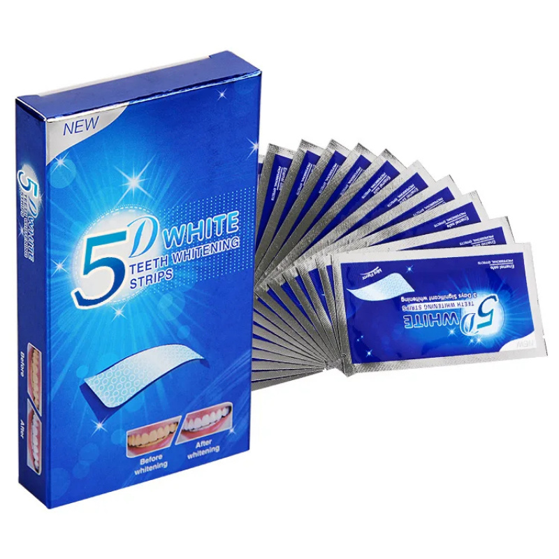1-12 szt. 5D Naklejki wybielaj – Teeth Whitening Yellow Teeth recenzja i cena