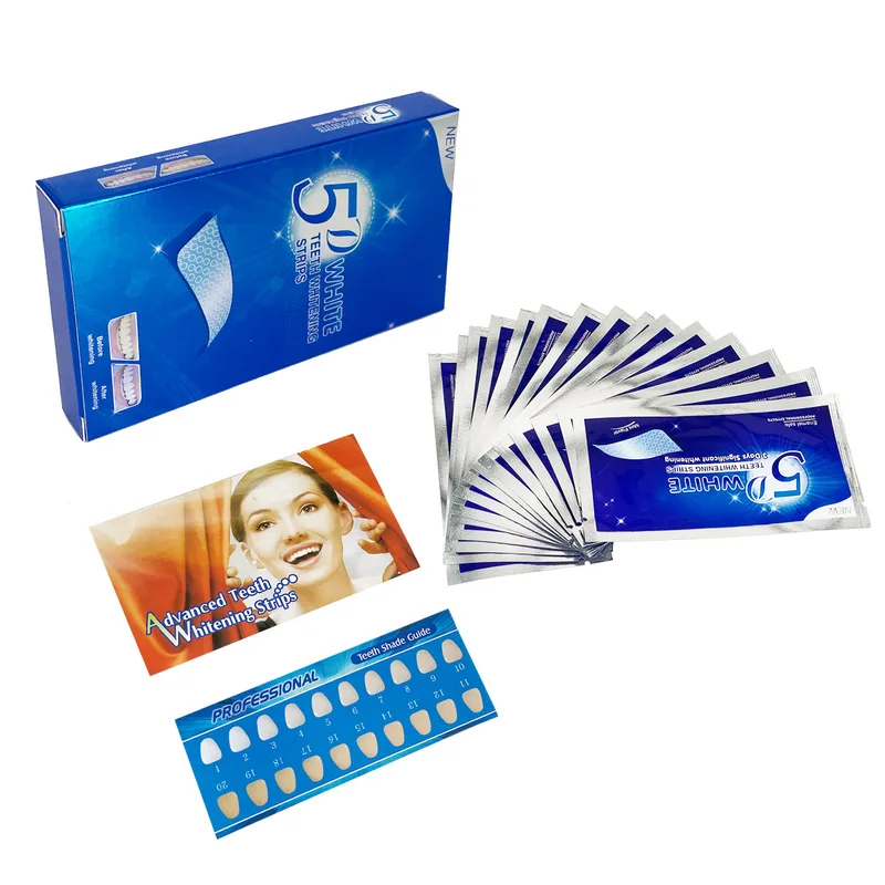 1-12 szt. 5D Naklejki wybielaj – Teeth Whitening Yellow Teeth recenzja i cena