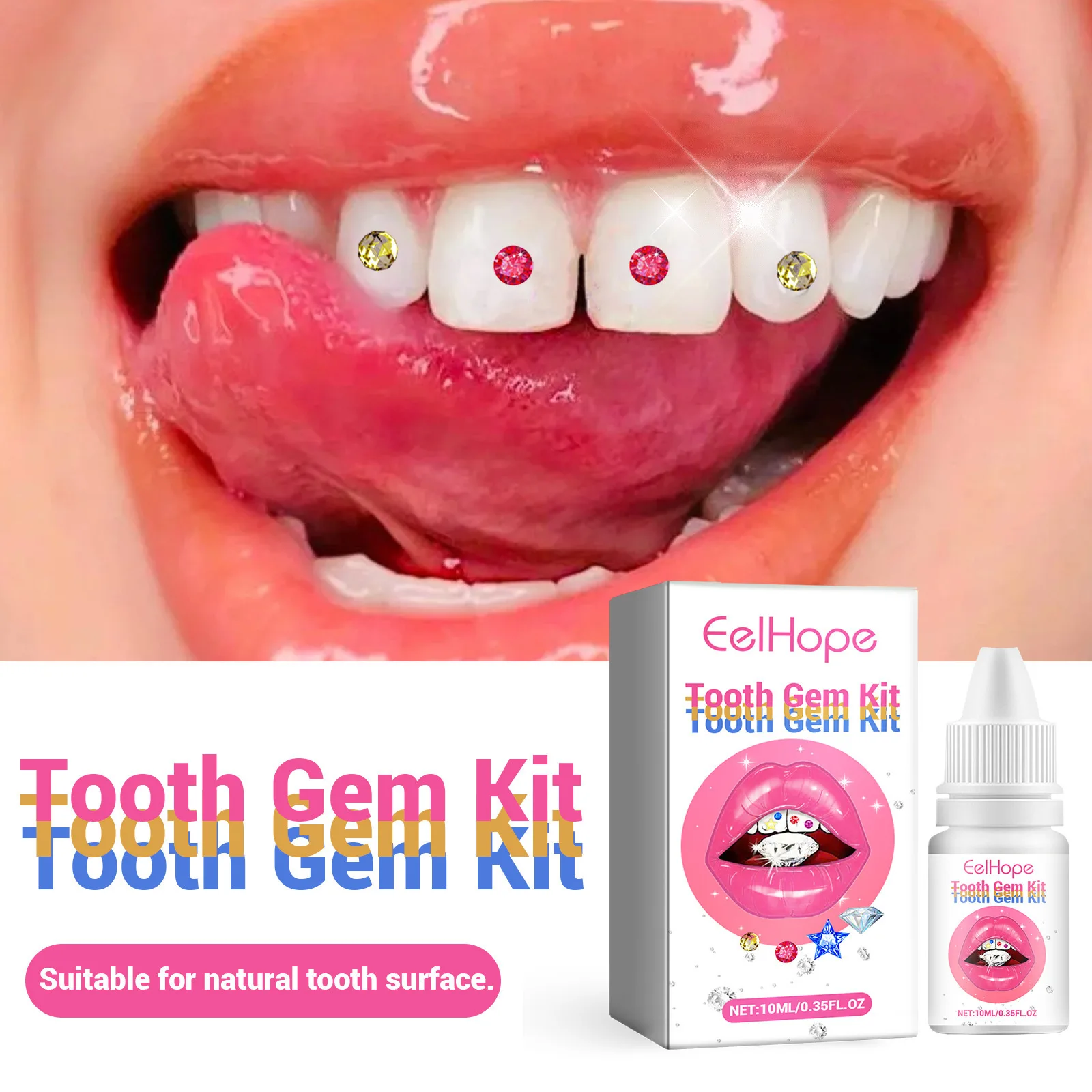 Zestaw do zdobienia zębów DIY  – Teeth Whitening Kit recenzja i cena