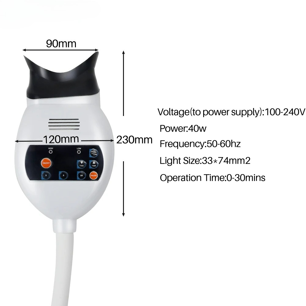 Regulowana lampa LED do wybiel – Teeth Whitening Clinic recenzja i cena