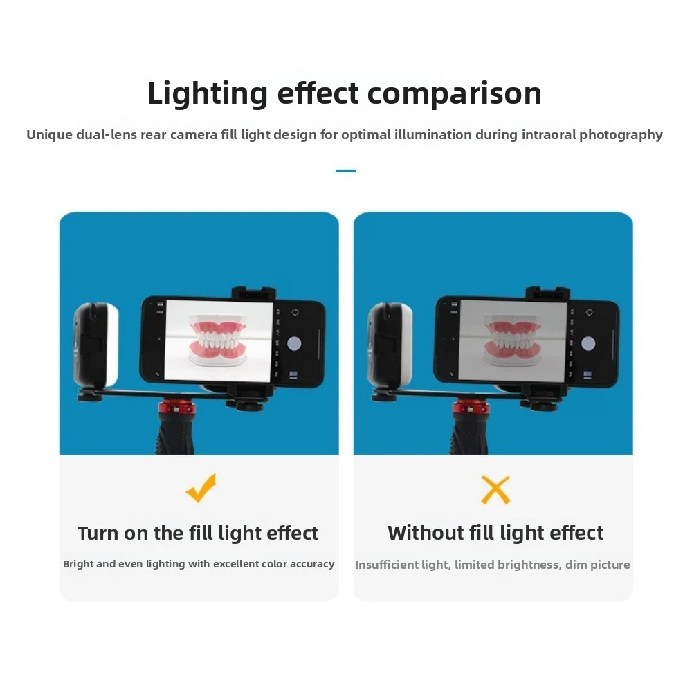 Lampa do fotografii stomatolog – Teeth Whitening Kit recenzja i cena